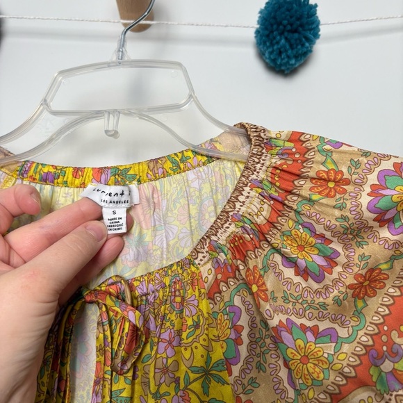 Current Air Floral Multicolor Women's Blouse - Picture 2 of 7